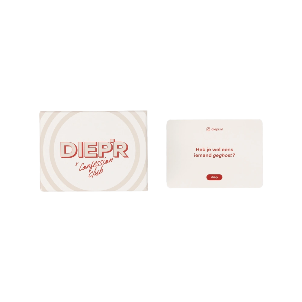 diepr confession club kaartenspel Elise boers