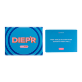 DIEP'R Kaartspel familie editie, stel elkaar diepgaande vragen 