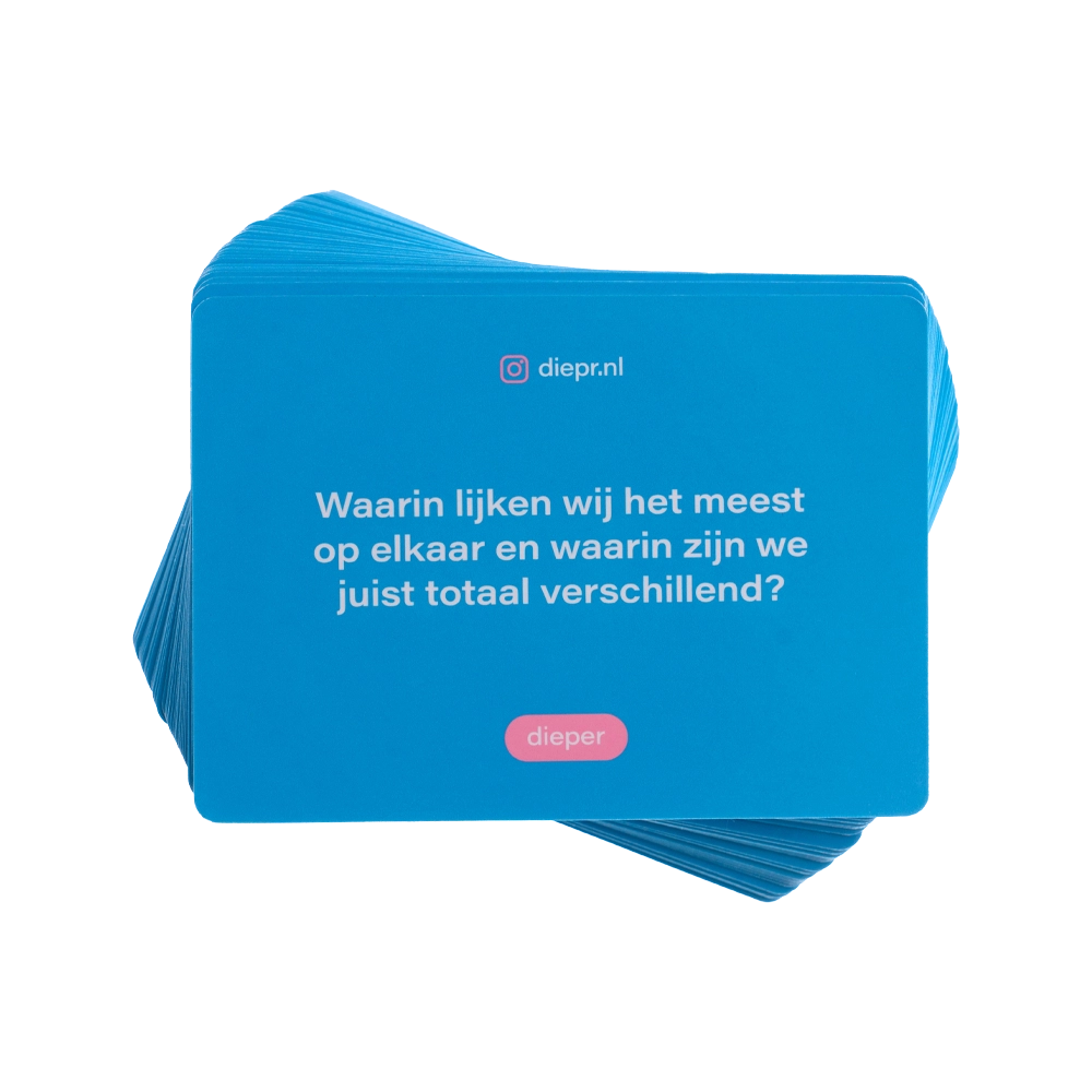 DIEP'R Familie editie - kaartspel met diepgaande vragen