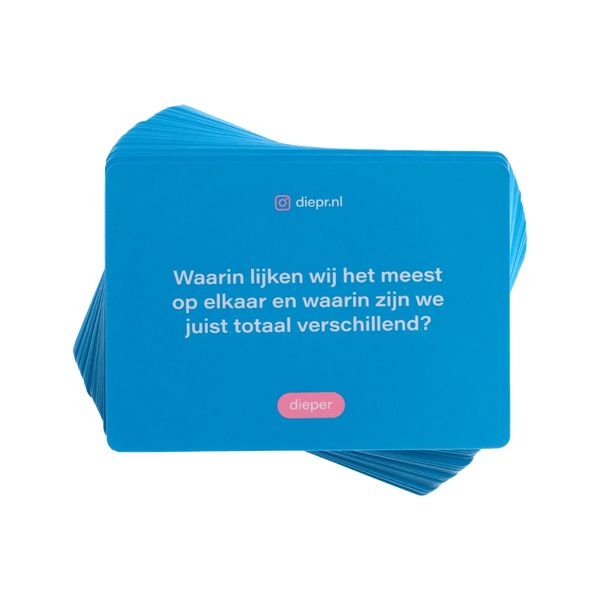 DIEP'R Familie editie - kaartspel met diepgaande vragen