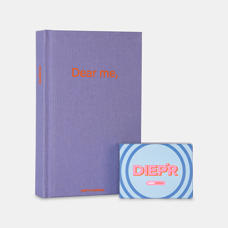 DIEP'R Journal en Selflove editie bundel vol zelfliefde (Journal + Selflove editie) is beschikbaar voor €40,95 (€3,95 korting). Dit betekent dubbel zoveel plezier voor een voordelige prijs.