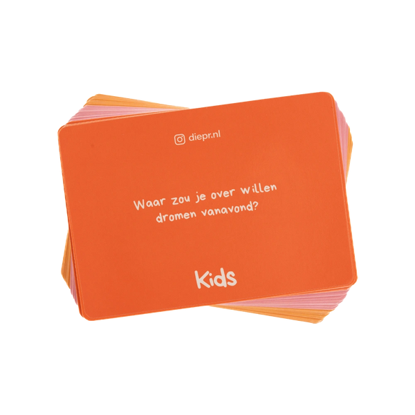 Vragen kaartspel voor kinderen vanaf 5 jaar. Leer je emoties makkelijker te begrijpen door er samen over te praten. 