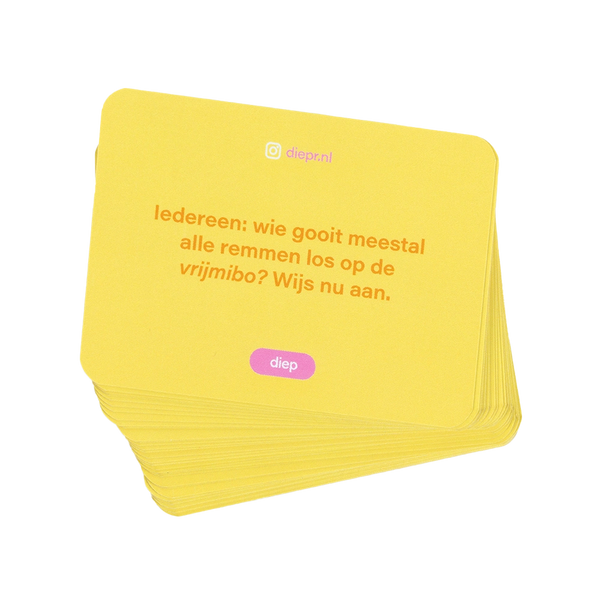 DIEP'R teamwork kaartspel voor op het werk. 