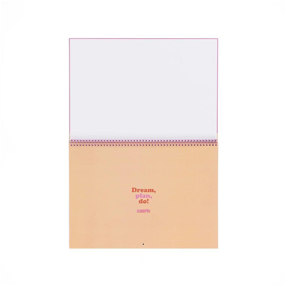 Binnenkant van de DIEP'R WEEKLY PLANNER - Weekplanner met quote