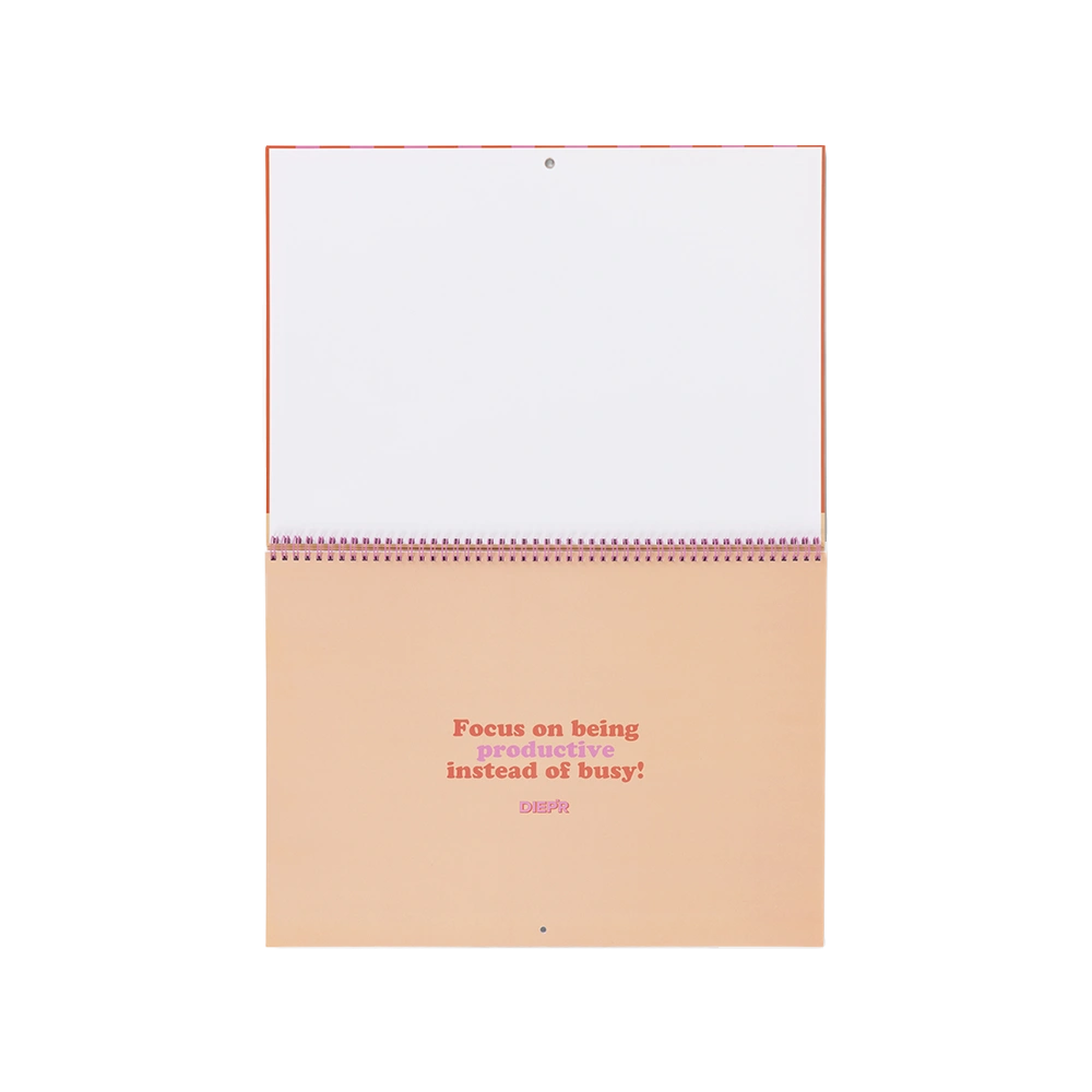 Pagina van de DIEP'R WEEKLY PLANNER - Weekplanner met inspiratie quotes