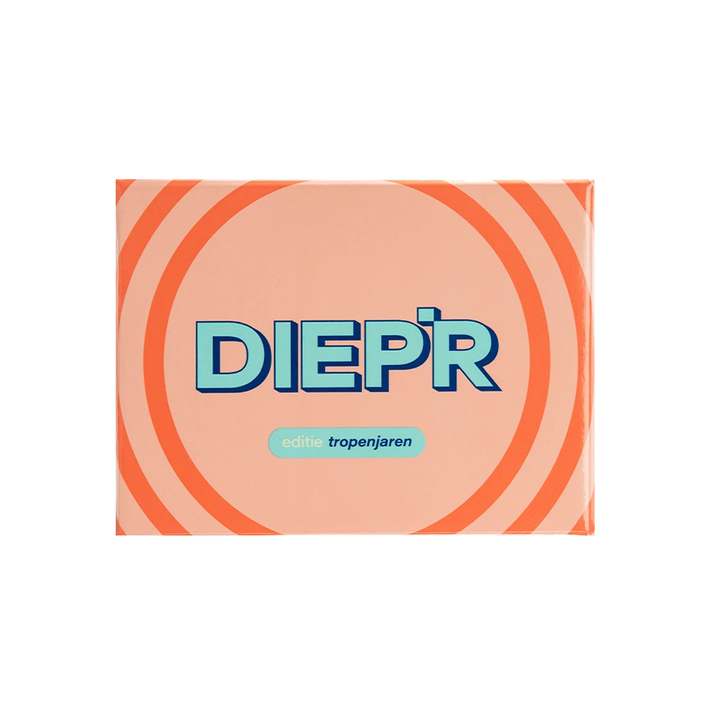 DIEP'R TROPENJAREN - Het kaartspel met diepgaande vragen