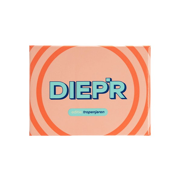 DIEP'R TROPENJAREN - Het kaartspel met diepgaande vragen