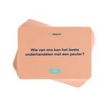 Stapel met kaartjes van DIEP'R Tropenjaren